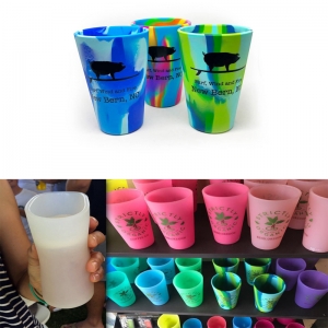 16oz colorful unbreakable silicone cup-HPGG8010