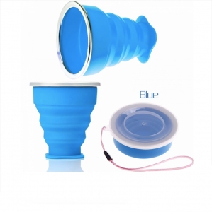8oz silicone folding cup-HPGG8009