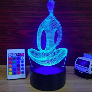 Multicolored LED Night light yoga-HPGG80483