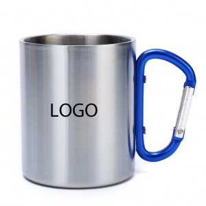 10 oz Stainless Steel Coffee Carabiner Mug-HPGG80701