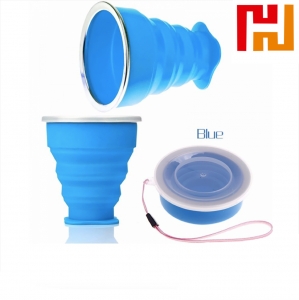 8oz silicone folding cup-HPGG8009