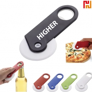 Pizza Cutter Slicer With Bottle Opener-HPGG80223