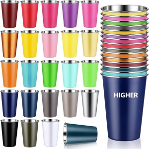 16OZ Unbreakable Stainless Steel Drinking Water Cup-HPGG80298
