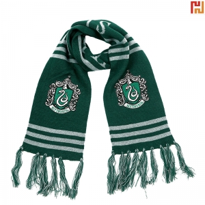 Acrylic Knit Scarves with Fringe-HPGG80313
