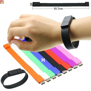 Silicone USB Flash Drive Wristband Bracelet-HPGG80323