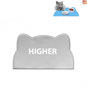 Kitten Shape Silicone Pet Dog Cat Feeding Mat-HPGG80343