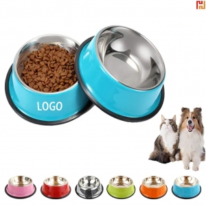 Stainless Steel Non-Slip Dog Bowl-HPGG80338