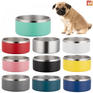 32Oz Double wall Stainless Steel Dog Bowl-HPGG80339