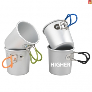 Outdoor Portable Folding Aluminum Camping Cup-HPGG80356