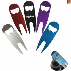 2-in-1 Alloy Golf Divot Tool & Bottle Opener-HPGG80412