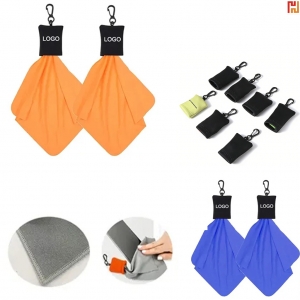 Microfiber Eyeglasses Cleaning Cloth with Keychain-HPGG80450