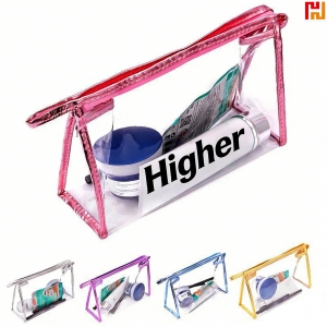 Custom Logo Clear PVC Cosmetic Bag-HPGG80456