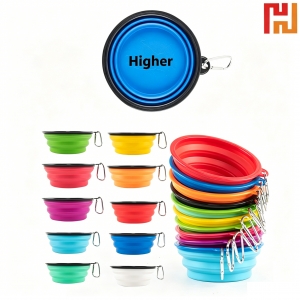 Collapsible Pet Bowl with Carabiner-HPGG80102