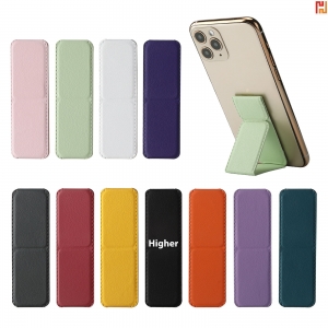 Custom Logo Foldable Leather Adhesive Phone Kickstand-JD05