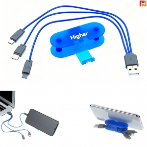 3 in 1 USB Charging Cable with Phone Stand-JD18