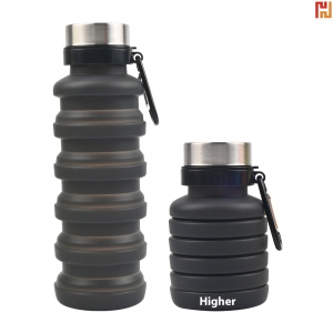 Collapsible Folding Silicone Water Bottle-HPGG80167