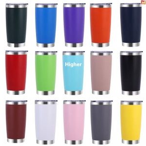 20oz Double‑Wall Stainless Steel Tumbler Cup-Hi-Asa1015