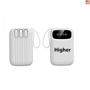 10000mha Portable Power Bank With 3 Built‑in Cables-Hi-Jacky1005