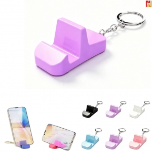 Portable Silicone Phone Stand Keychain-Hi-Jinny1016
