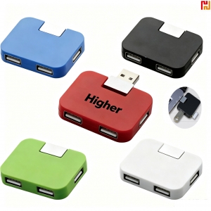 Mini Foldable Plastic USB Splitter-Hi-Jennie1010