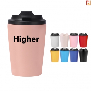 12oz Insulated Travel Coffee Mug with Flip Lid-Hi-Ada1005