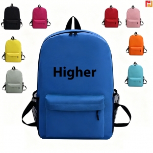 Casual Daily Backpack with Front Zipper Pocket-Hi-Ada1021