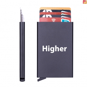 Pop Up Aluminum Credit Card Wallet-Hi-Ruka1006