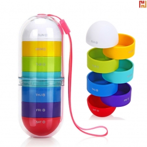 Rainbow Weekly Pill Organizer-Hi-Ada1035